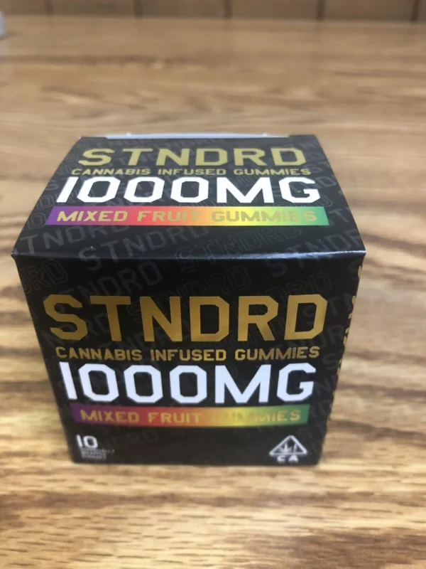 THC Gummies 1000mg​ - STNRD Mixed Fruit Cannabis Gummies