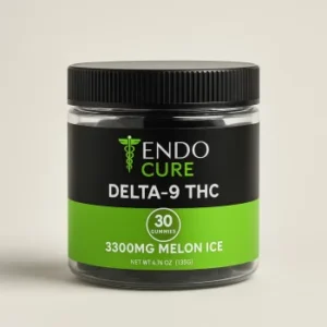 Endo Cure Melon Ice 3300mg Delta 9 THC Gummies