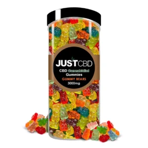 CBD Gummies – JUSTCBD 3000mg CBD Gummy Bears