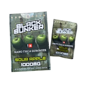 Cannabis Gummies - Black Bunker 1000mg THCA Gummies