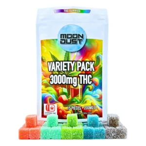 Cannabis Gummies - Moondust 3000mg Variety Pack Cannabis Gummies