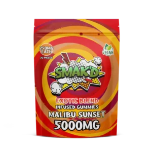 THC Gummies – Malibu Sunset 5000mg THC Gummies Australia