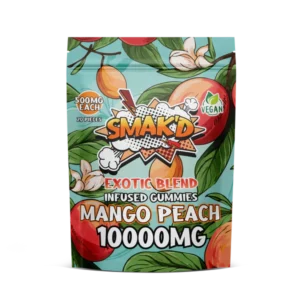 THC Gummies Australia – Mango Peach 10000mg THC Gummies