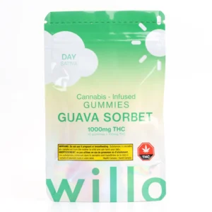 Willo Guava Sorbet 1000mg Cannabis Gummies